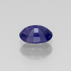 Zafiro violeta natural de 0,63 ct, corte óvalo, VS