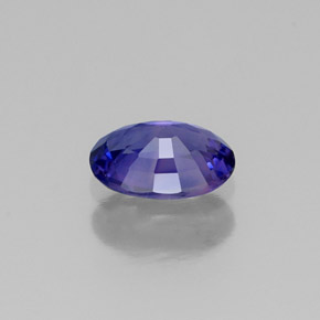 Zafiro violeta natural de 0,52 ct, corte óvalo, VS