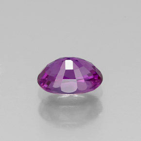 Zafiro violeta natural de 0,67 ct, corte óvalo, VVS