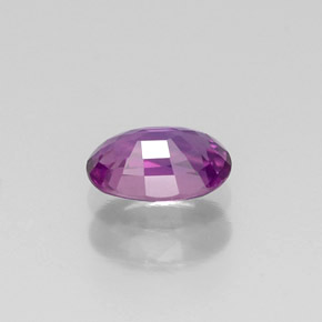 Zafiro violeta natural de 0,62 ct, corte óvalo, VVS-VS