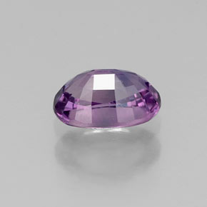 Zafiro violeta natural de 0,74 ct, corte óvalo, VVS