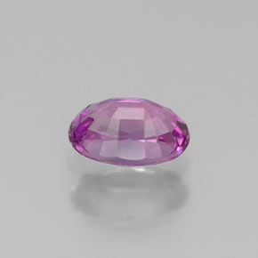 Zafiro violeta natural de 0,72 ct, corte óvalo, VS