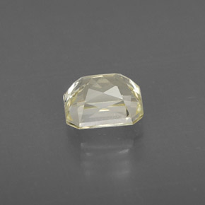 Zafiro amarillo natural de 1,46 ct, corte esmeralda, VVS
