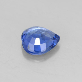 Zafiro azul natural de 1,12 ct, forma de corazón, VVS