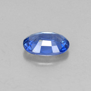Zafiro azul natural de 0,95 ct, corte óvalo, VVS-VS
