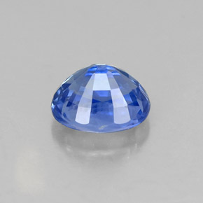 Zafiro azul natural de 1,03 ct, corte óvalo, VS