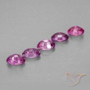 Gemas de Zafiro Multicolor natural de 3.34 ct, Ovalada, VVS-VS