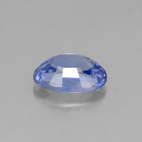 Zafiro azul natural de 1,08 ct, corte óvalo, VS