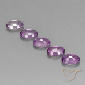 Gemas de Zafiro Púrpura oscuro natural de 2.98 ct, Ovalada, VVS-VS