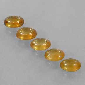Gemas de zafiro dorado natural de 3,06 ct, transparente, transparente / translúcido