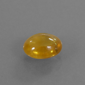 Zafiro amarillo natural de 0,97 ct, transparente, transparente / translúcido