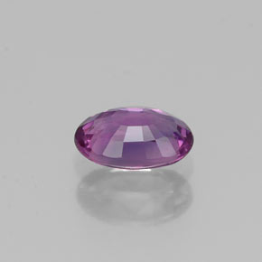 Zafiro violeta natural de 0,55 ct, corte óvalo, VVS-VS