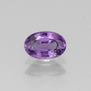 Zafiro violeta natural de 0,54 ct, corte óvalo, VVS-VS