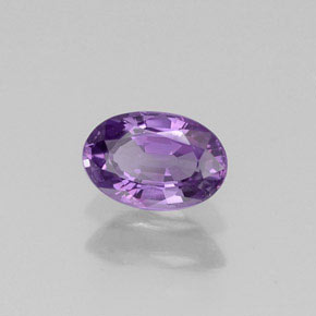 Zafiro violeta natural de 0,54 ct, corte óvalo, VVS-VS