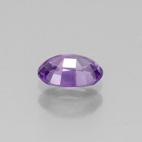 Zafiro violeta natural de 0,54 ct, corte óvalo, VVS-VS