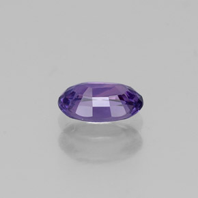 Zafiro violeta natural de 0,59 ct, corte óvalo, VS