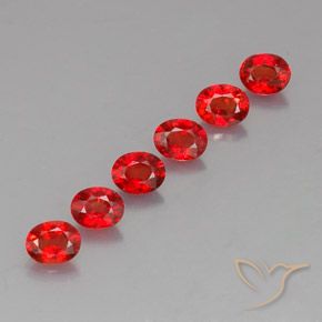 Gemas de zafiro naranja natural de 2,15 ct, corte óvalo, VVS-VS