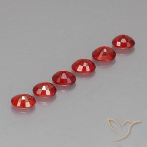 Gemas de zafiro naranja natural de 2,15 ct, corte óvalo, VVS-VS