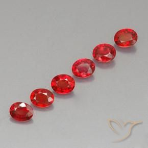 1.85ctw Natural Rojo claro Zafiro, Ovalada, VVS-VS
