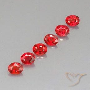 Gemas de zafiro naranja natural de 2,21 ct, corte óvalo, VVS-VS