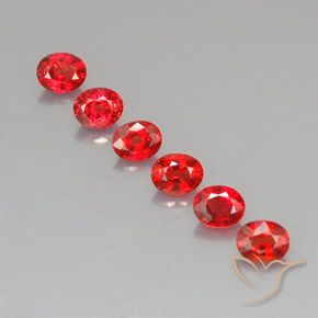 Gemas de zafiro naranja natural de 2,21 ct, corte óvalo, VVS-VS