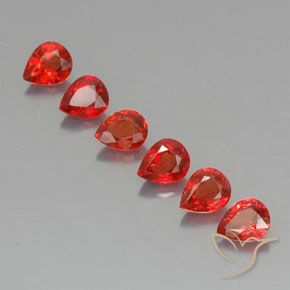 1.99ctw Natural Rojo claro Zafiro, En forma de pera, VVS-VS