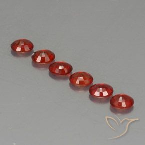 Gemas de zafiro naranja natural de 2,02 ct, corte óvalo, VVS-VS