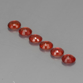 Gemas de zafiro naranja natural de 2,08 ct, corte óvalo, VVS-VS