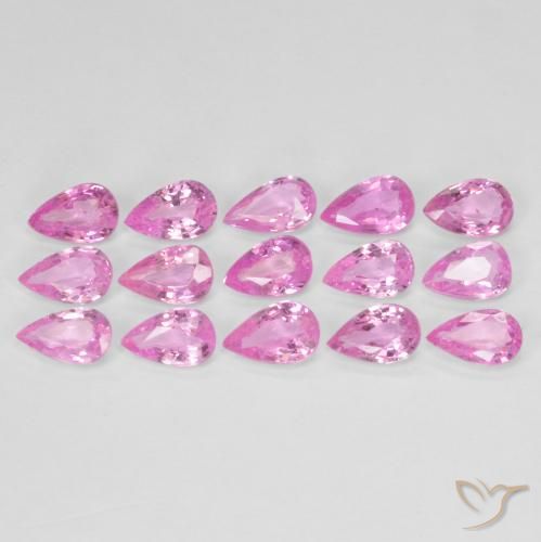 3.77ctw Natural Magenta intenso Zafiro, En forma de pera, VVS-VS