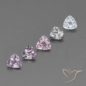 Gemas de Zafiro Multicolor natural de 1.58 ct, Trillón, VVS-VS