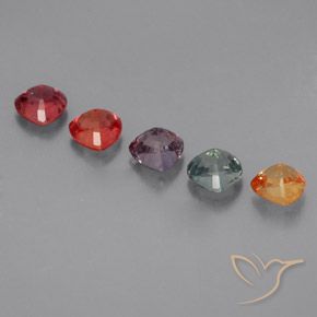 Gemas de Zafiro Multicolor natural de 1.84 ct, Trillón, VS