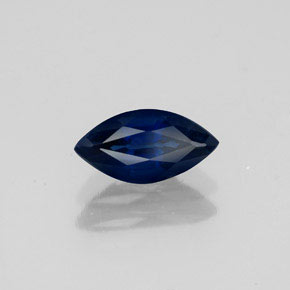 Zafiro azul natural de 1,04 ct, marquesa, VS-SI