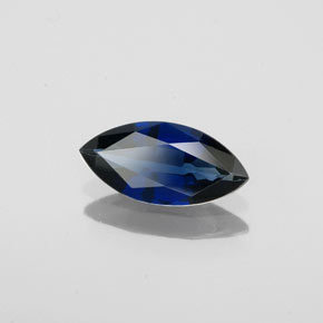 Zafiro azul natural de 0,72 ct, marquesa, VS