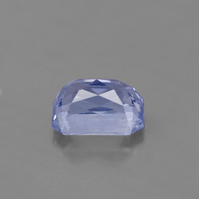 Zafiro azul natural de 1,88 ct, corte esmeralda, VS-SI