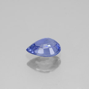 Zafiro azul natural de 0,94 ct, en forma de pera, VS