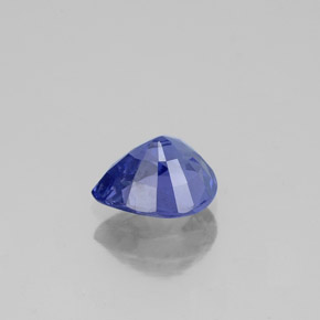 Zafiro azul natural de 1,16 ct, en forma de pera, VS-SI