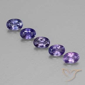 Gemas de zafiro multicolor natural de 2,89 ct, corte óvalo, VS