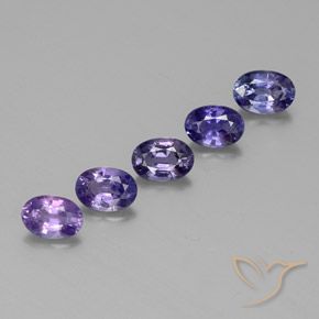 Gemas de zafiro multicolor natural de 2,89 ct, corte óvalo, VS
