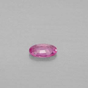 Zafiro rosa natural de 0,46 ct, corte óvalo, VS