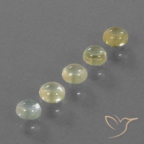 Gemas de zafiro multicolor natural de 2,11 ct, corte redondo, transparente