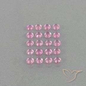 3.17ctw Natural Rosado muy claro Zafiro, Redondo, Transparente