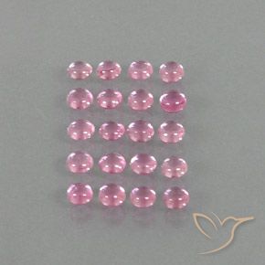 Gemas de Zafiro Rosado blubblegum muy claro natural de 3.36 ct, Redondo, Transparente