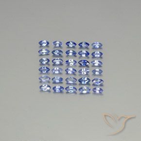 2.64ctw Natural Celeste Zafiro, Marquesa, VVS-VS
