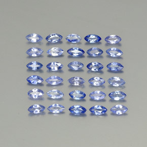 Gemas de zafiro azul natural de 2,56 ct, marquesa, VVS-VS