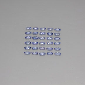 Gemas de zafiro azul natural de 2,11 ct, marquesa, VVS-VS
