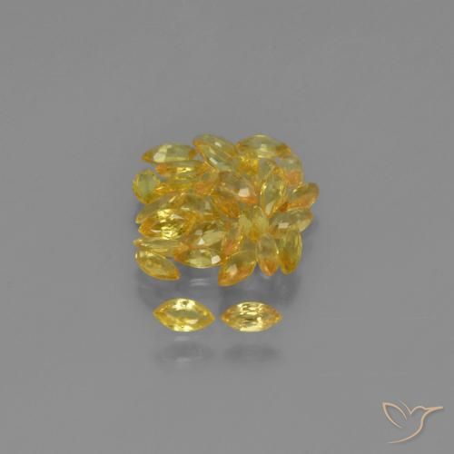 2.83ctw Natural Amarillo Zafiro, Marquesa, VVS-VS