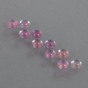 Gemas de zafiro multicolor natural de 2,49 ct, corte redondo, transparente