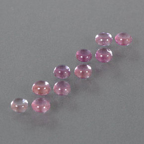 Gemas de zafiro multicolor natural de 2,49 ct, corte redondo, transparente