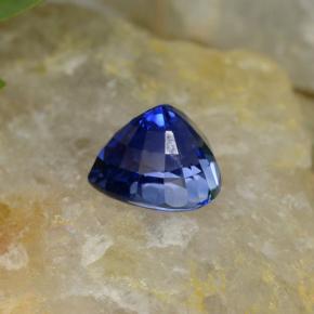 Zafiro azul natural de 1,53 ct, en forma de pera, VVS-VS