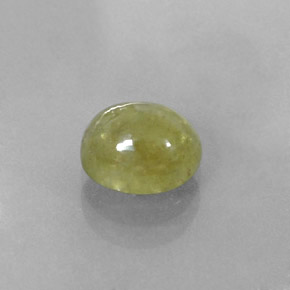 Zafiro verde natural de 2,30 ct, transparente, transparente / translúcido